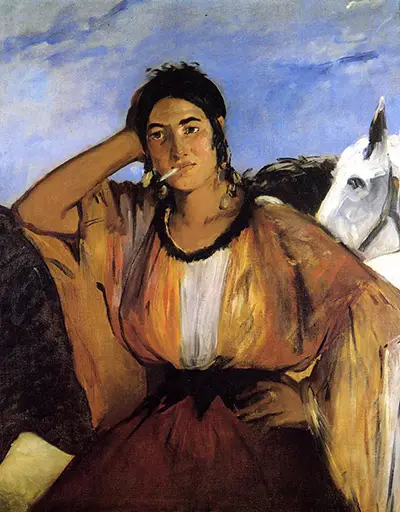 Gypsy with a Cigarette Edouard Manet